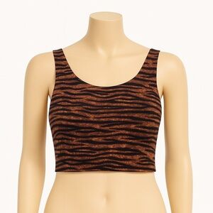 Savage X Fenty Tiger Print Women's  bra top size Large